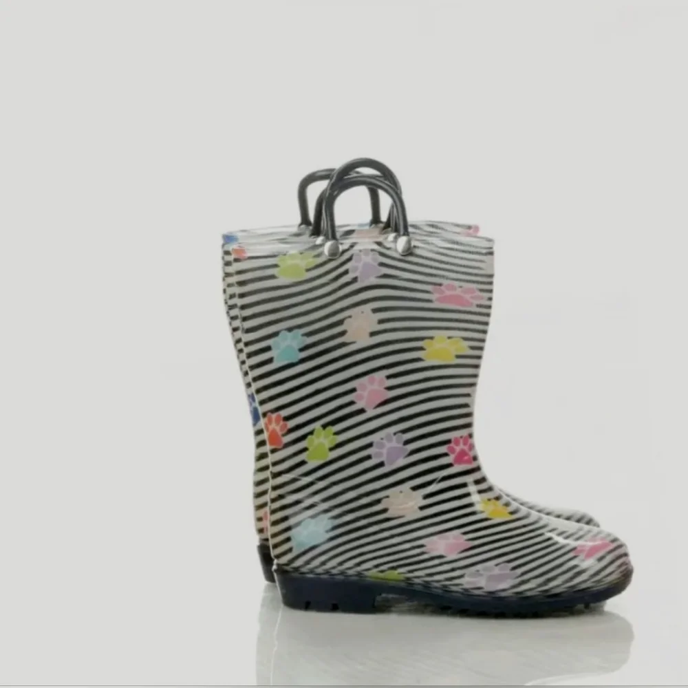 Waterproof Kids Printed Rain Boots